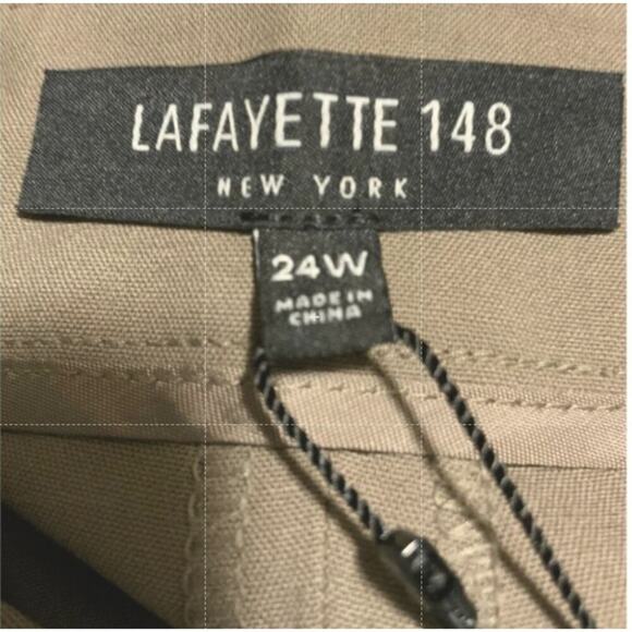 Lafayette 148 New York Dress Pants Womens 24x20 Flat Front Wool Trousers Casual - Picture 7 of 8